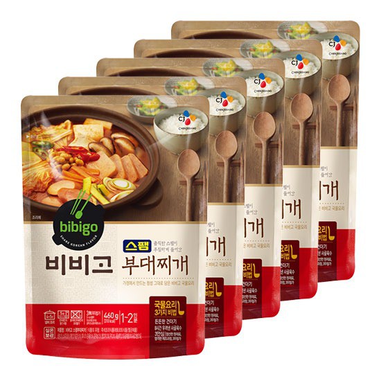  비비고 스팸부대찌개 460g X 5봉 상세설명 참조 없음