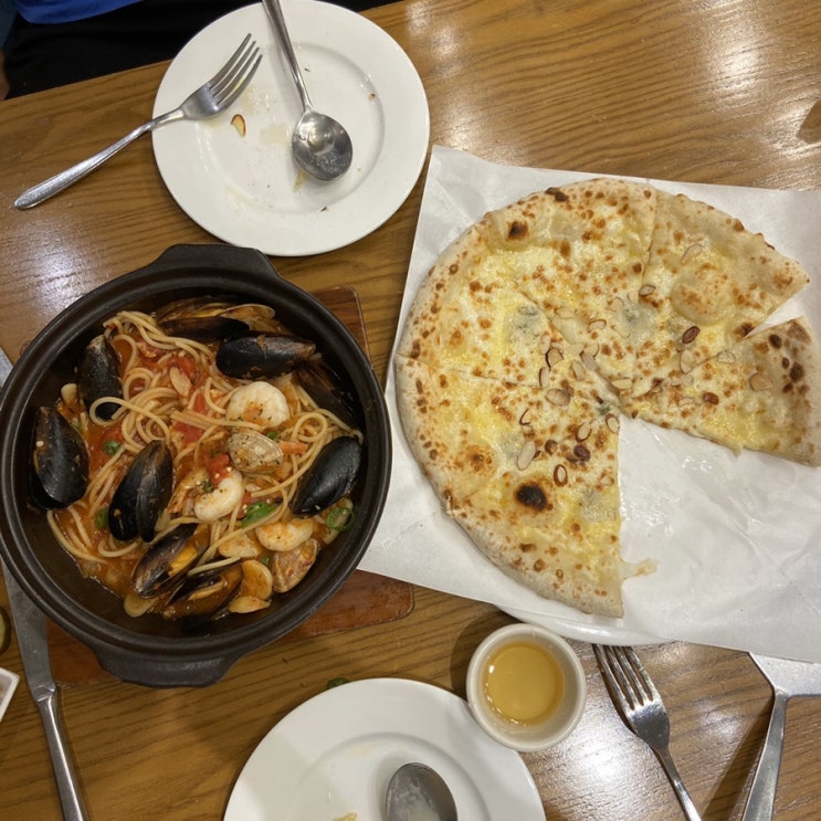  안산고잔동맛집 리미니 : 피자파스타 스페셜세트 : 데이트장소후기