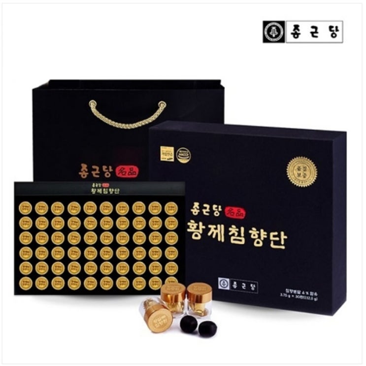  종근당 황제 침향단60환 375g 60개입
