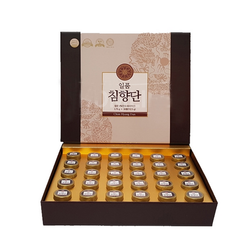  일품 100개만일품 침향단 375g 30환 할머니선물 부모님선물 어르신선물 명절선물 설날선물 1박스 일품 침향단 30환