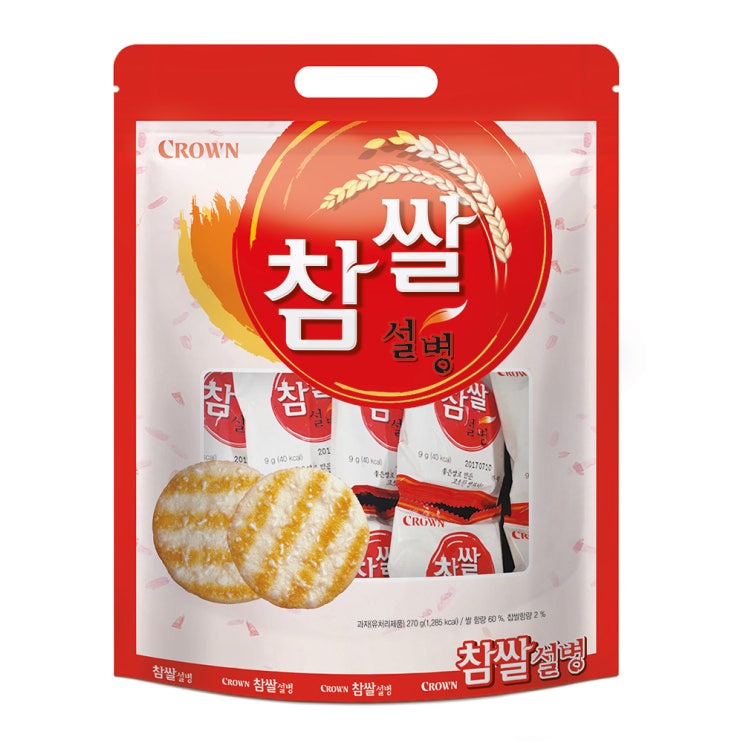  크라운 참쌀설병 270g 1개