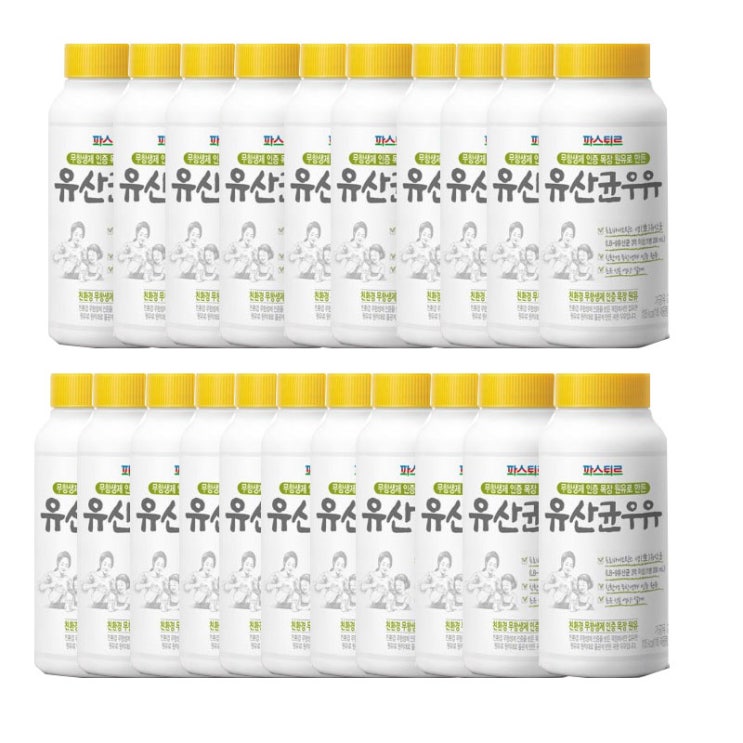  파스퇴르 무항생제인증목장 유산균우유200ml 24개 200ml