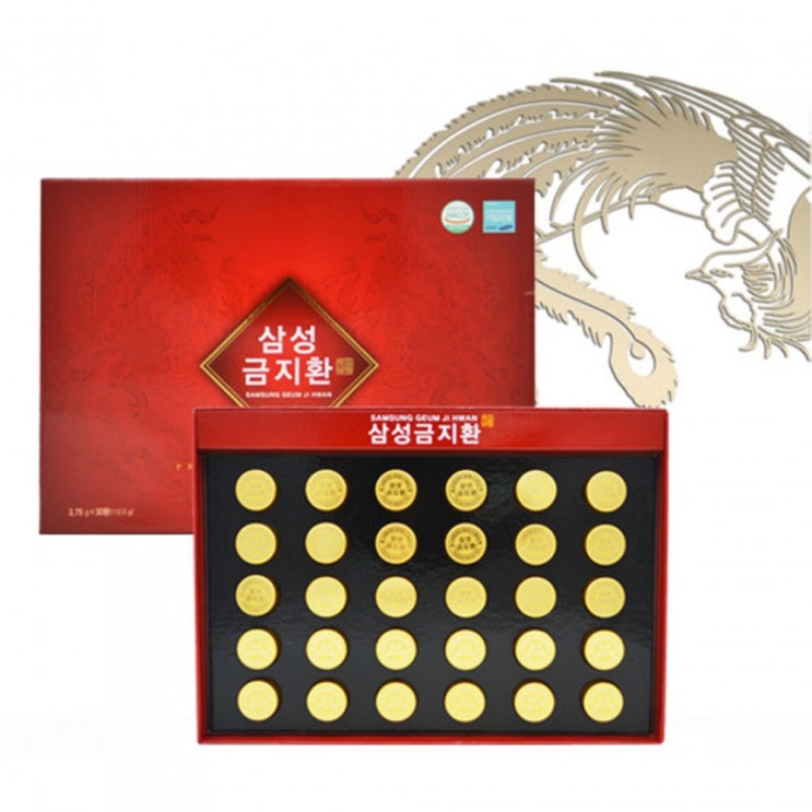  삼성제약 금지환 침향원 녹용 인삼 구기자 당귀 천궁 산사 감초 산수유 유백피 지황 복분자 오가피 30환