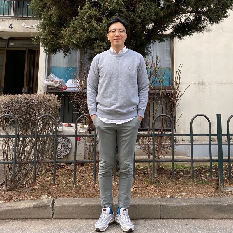 메종키츠네 맨투맨과 함께하는 남자봄코디 #내일뭐입지 36번째🤦🤷 : 네이버 블로그 메종키츠네 맨투맨과 함께하는 남자봄코디 #내일뭐입지 36번째🤦🤷 : 네이버 블로그
