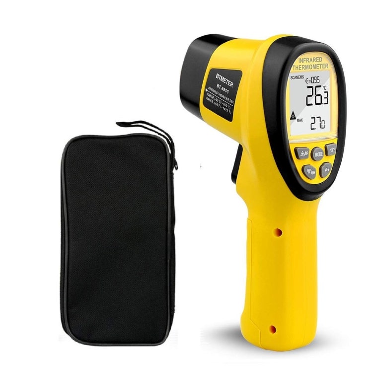   [신진몰] BTMETER Infrared Thermometer Gun 적외선 온도계 총 비접촉식 16 대1 IR 레이저 음식 요리 주방 굽는 HAVC, 1개_3 [내가 선택한 이유]
