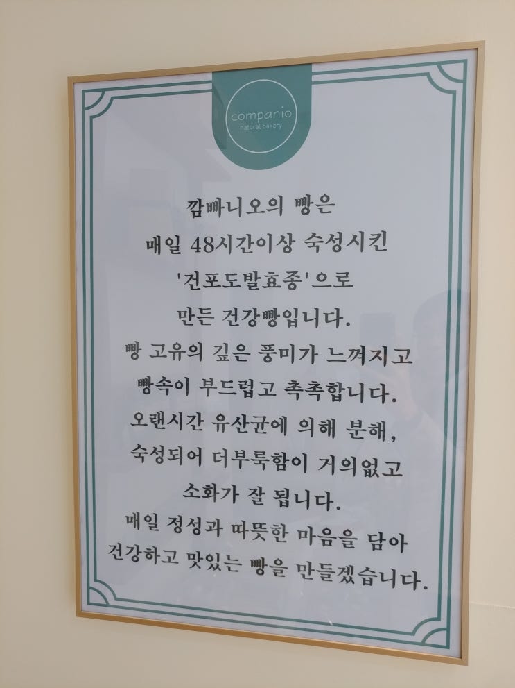 [하남 미사빵집] 천연발효종 건강빵 깜빠니오
