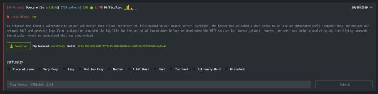  [Hackthebox-forensic] Obscure