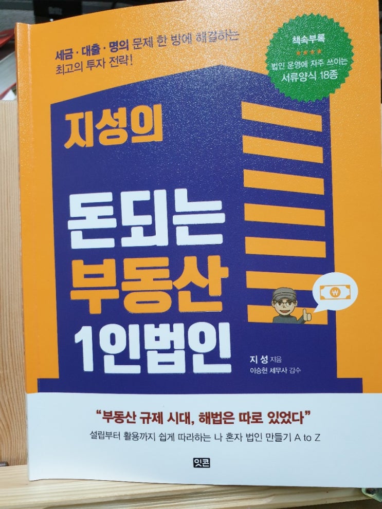  지성의 돈되는 부동산 1인법인