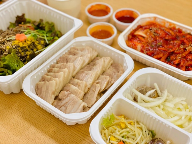  [천안 신방동 맛집] 배달로 먹는 맛있는 수육 / 보쌈 '육감족'