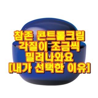  참존 콘트롤크림 각질이 조금씩 밀려나와요[내가 선택한 이유]