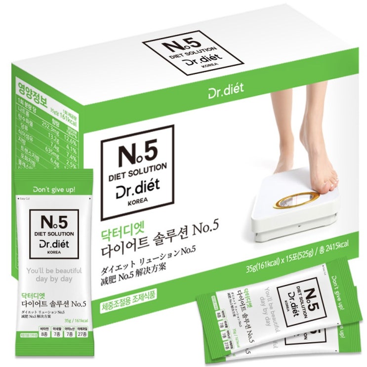 닥터디엣 다이어트 솔루션 No.5 다이어트쉐이크, 1set, 525g 추천해요