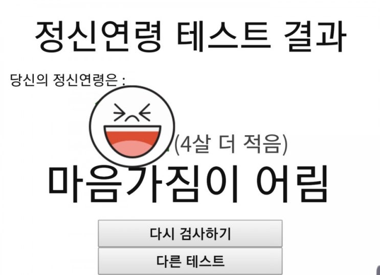 정신연령 테스트 재미로 보는 심리테스트 정신연령 테스트 재미로 보는 심리테스트