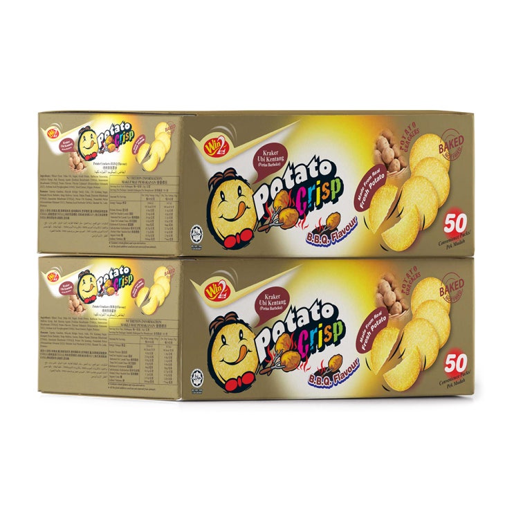  포테이토크리스프 스낵 바베큐맛 1kg 2개