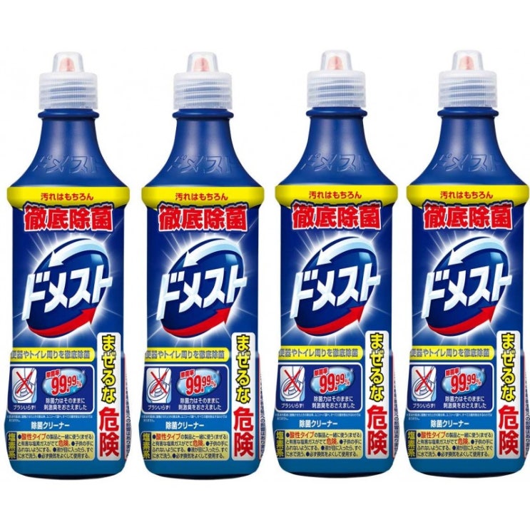   도메스토 살균 클리너 500ml × 4 개 세트 1