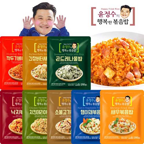윤정수의 행복한 볶음밥 8팩, 8개입, 210g 추천해요 윤정수의 행복한 볶음밥 8팩, 8개입, 210g 추천해요