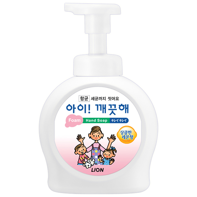  손세정제 추천 아이깨끗해 핸드워시 레몬향, 490ml, 1개_84 손세정제 추천 제품입니다.