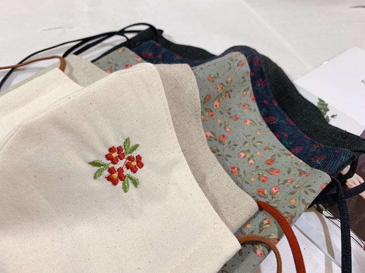  코로나 면마스크, 핸드메이드 면 마스크로 마스크도 이쁘게 착용하자!