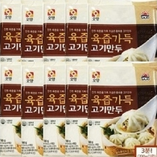   (최저특가) 만두 [ 사조오양 육즙가득 고기만두 180gx10봉 180g 10봉 ]