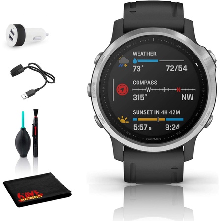  Garmin Fenix 6S 추천 Garmin Fenix 6S Multisport GPS Smartwatch (42mm SilverBlack Band) with Cleaning Kit and 2-Port USB, One Color_One Size, 상세 설명 참조0_63 Garmin Fenix 6S smartwatch 추천 제품입니다.