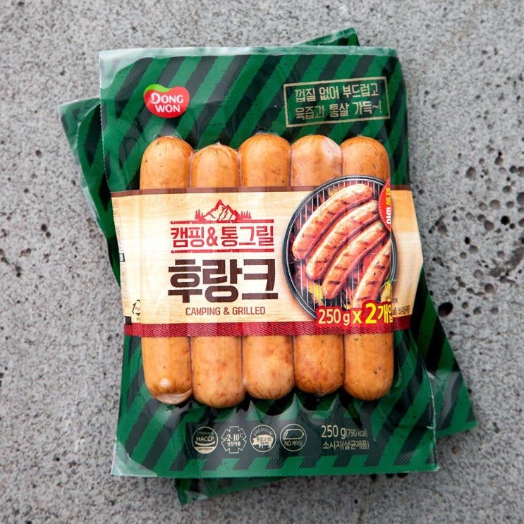  핫딜) 동원에프앤비 동원 캠핑&통그릴 후랑크 리뷰