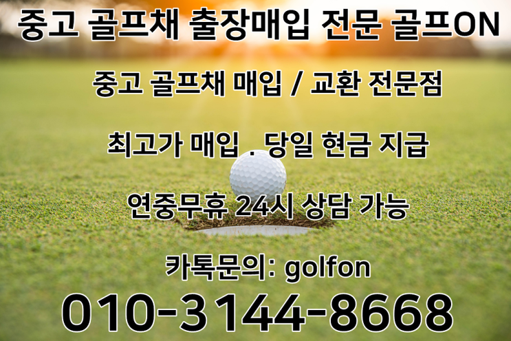  강서구 중고 골프채 출장 매입 전문 골프온 캘러웨이 빅버사 아이언