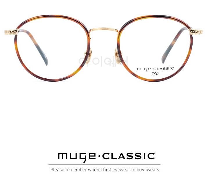 18K GOLD FRAME MUGE.CLASSIC 750 MC007K 18K 금테 무게클래식 MC007K 