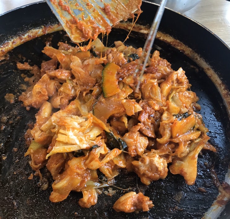  가평 철판닭갈비 맛집 미스터닭갈비 후기 :)