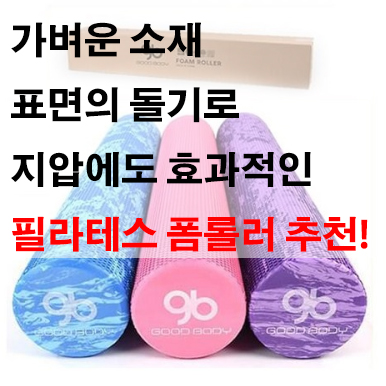  뱃살 빼기에 정말 좋고, 홈트용으로 좋고, 가벼운 폼롤러 추천!
