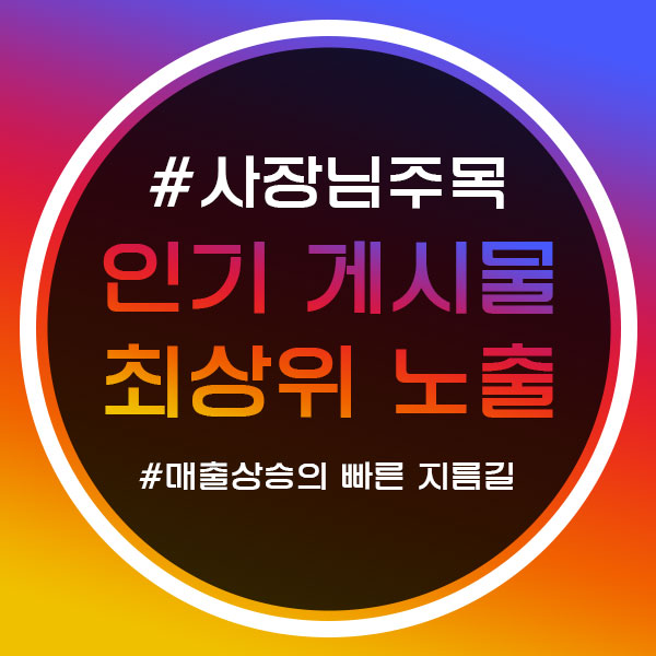 인스타그램 SNS광고의 필요성