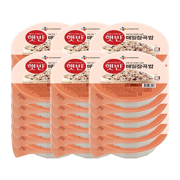 CJ제일제당 햇반 매일잡곡밥 210gX36개, 210g, 단품 추천해요 CJ제일제당 햇반 매일잡곡밥 210gX36개, 210g, 단품 추천해요