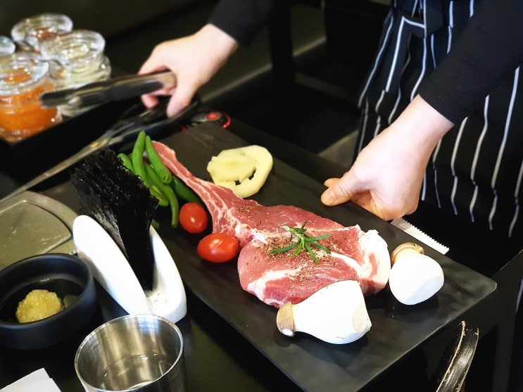 송탄맛집, 양갈비 같은 돼지고기 -00- 부드러운 프렌치렉 '도틔대가'