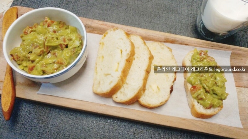 [ 과카몰리 ] 아보카도 펄프로 손쉽게 과카몰리샌드위치 만들기!