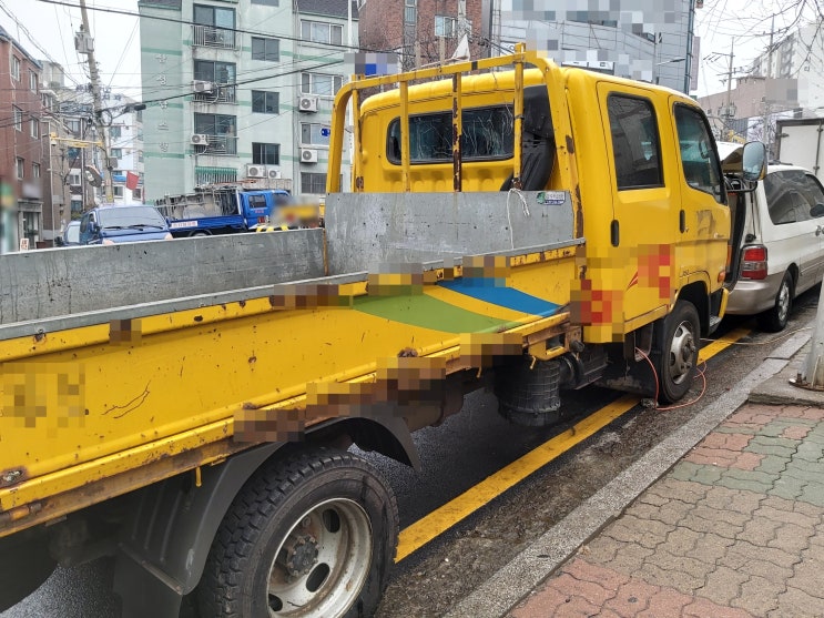  마이티2.5톤 출장수소크리닝시공 ~ 엔진힘부족과 매연과다.