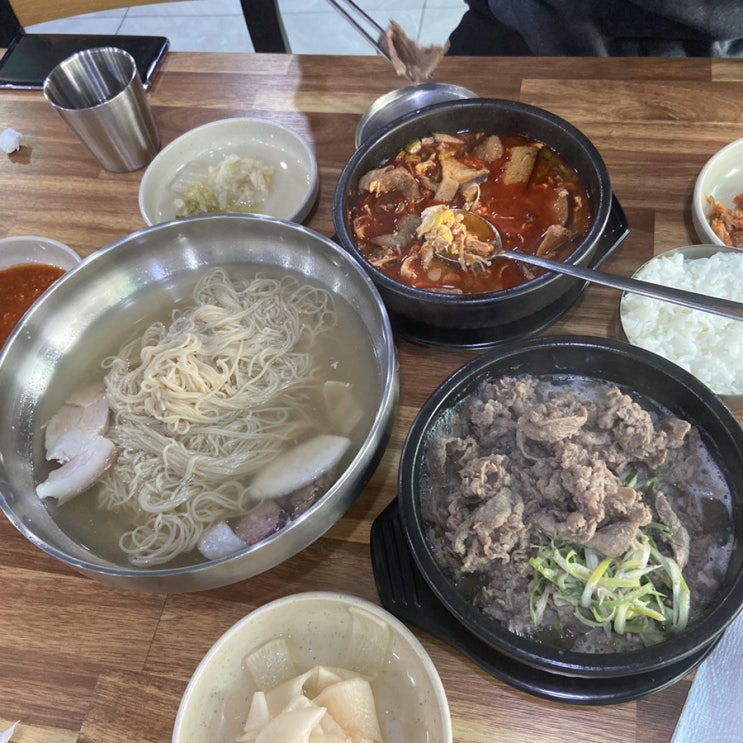  월피동 맛집 : 안산 평양냉면 맛집 시랑면옥 : 평양물냉면 육개장 해장메뉴 후기