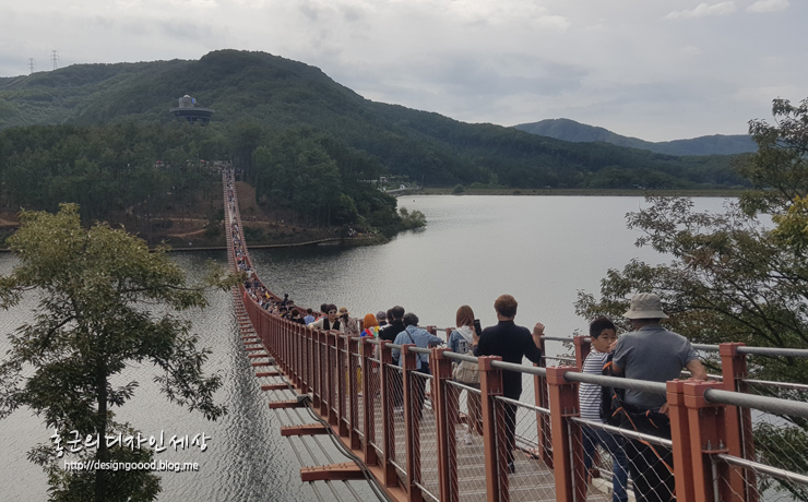  경기도 파주 <걷고 산책하기 좋은 마장호수 출렁다리>