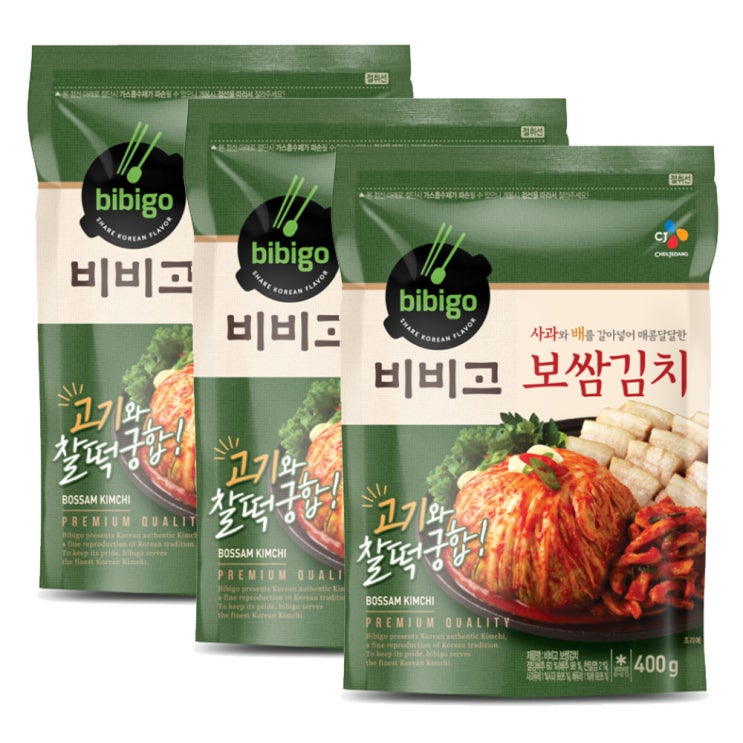  비비고 보쌈김치400gx3개 1세트