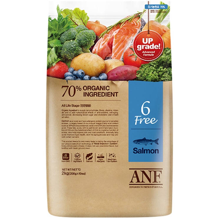 ANF 전연령 유기농 6Free 연어 애견사료, 6kg, 1개 추천해요 ANF 전연령 유기농 6Free 연어 애견사료, 6kg, 1개 추천해요