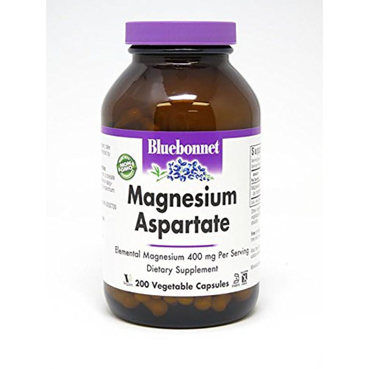  블루보넷 마그네슘 400mg 200캡슐 Magnesium Aspartate 1통