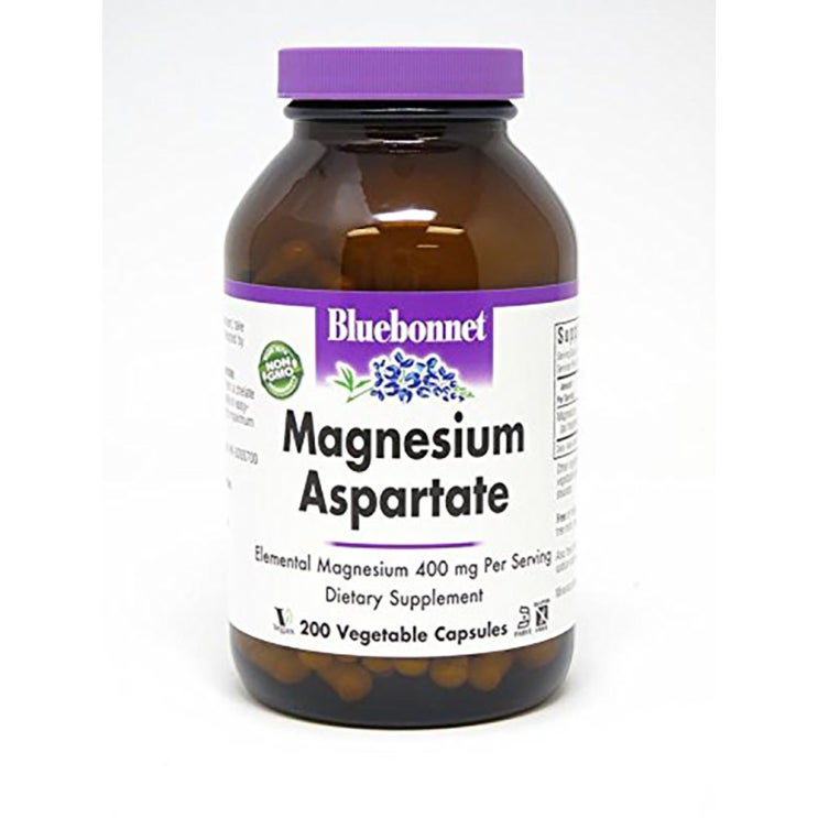   블루보넷 마그네슘 400mg 200캡슐 Magnesium Aspartate 1통