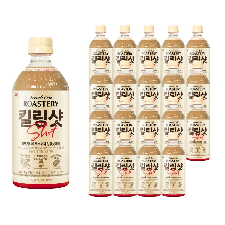  남양유업 프렌치카페 로스터리 킬링샷 라떼 500ml 20개