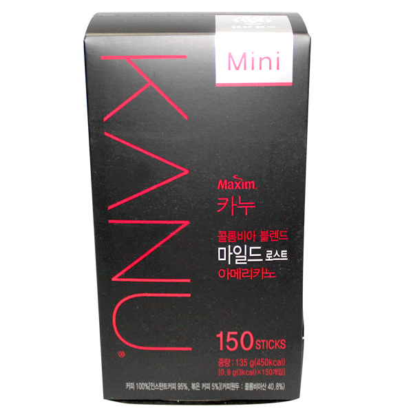  동서식품 맥심 카누 마일드 미니 150티백 단품 단품