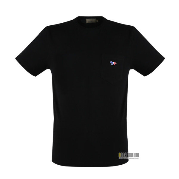   메종키츠네 폭스 반팔티 19FW AM00102KJ0010 Black