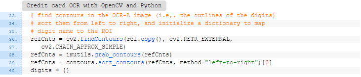 OpenCV 와 Python으로 배우는 신용카드 OCR-2 : 네이버 블로그
