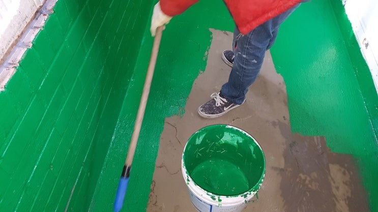  용인 풍덕천동 상가 옥상에서 아랫층 상가천장으로 누수