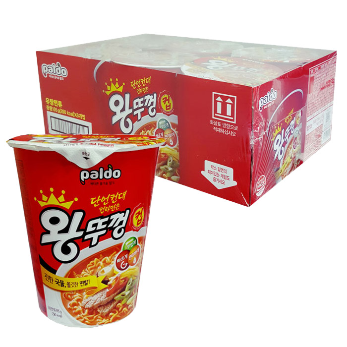  팔도 왕뚜껑 소컵 65g 6개