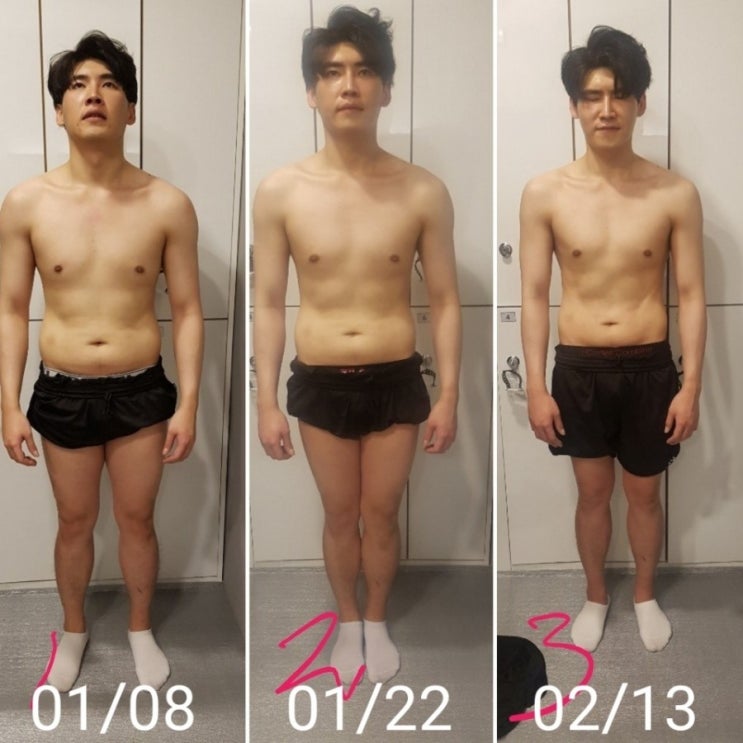  구월동PT [프라이핏짐] 회원님,한달 가량의 비포/애프터️