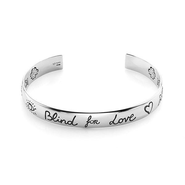  ※※ 구찌 쥬얼리 YBA454287001 GUCCI BLIND FOR LOVE 실버브레이슬릿