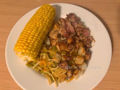  더블린 아일월드파파는 요섹남이 되었어요. 오늘의 저녁메뉴 건강식메뉴에서 맛있는음식으로 다이어트음식