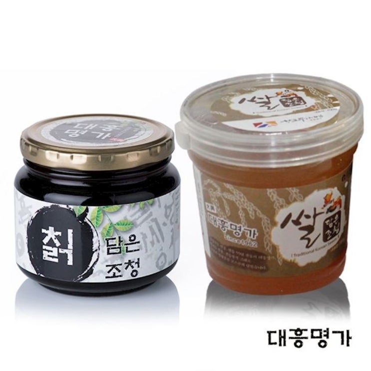 칡조청 500g쌀 칡청 선물세트 건강 반찬 에좋은 김치 기름 1개