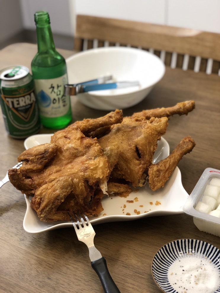 [원주맛집/가마치통닭태장점] 야식, 배달포장, 치맥